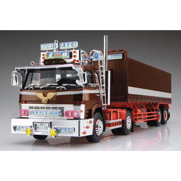 アオシマ 1/32 ザ・デコトラ No.04 虎鐵 プラモデル : トイ アオシマ 1/32 ザ・デコトラ No.04 虎鐵 プラモデル : トイ