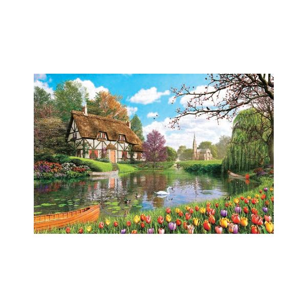 ジグソーパズル 1000ピース ブルーミング ウォーターウェイ 50×75cm