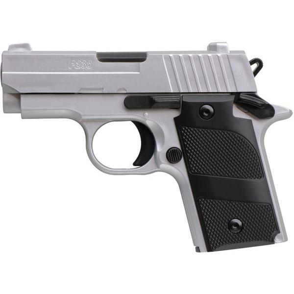 モデルガン シルバー/ブラウン コンパクト クラウンモデル P238 マイクロコンパクト シルバーモデル ハイランク