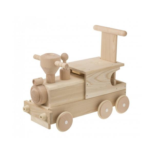 出産祝い　国産　木のおもちゃ　moccoの森　森のビッグ機関車　W-89　対象年齢1.5歳から