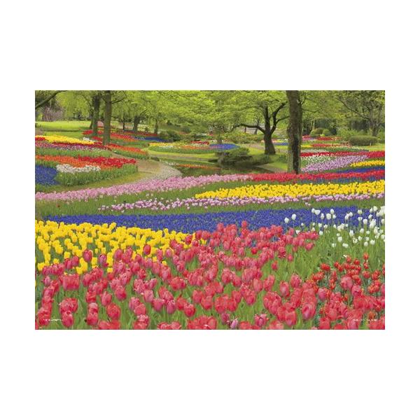 ジグソーパズル 108ラージピース 花咲く昭和記念公園（東京）26×38cm 01-2090