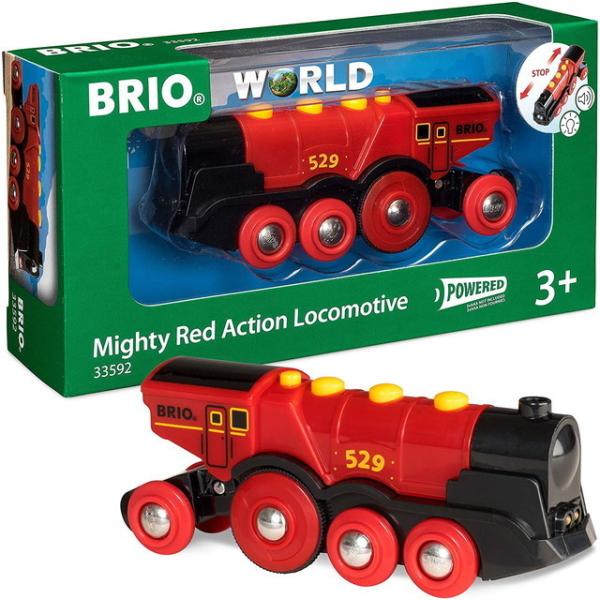 ブリオ マイティーアクション機関車 33592 (鉄道おもちゃ) 価格