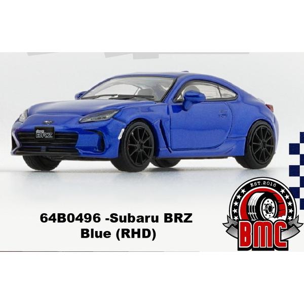 5月発売予定】 BM CREATIONS 1/64 スバル BRZ ブルー RHD 完成品ダイ