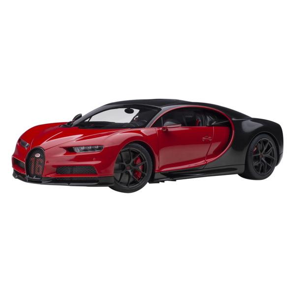 AUTOart 1/18 ブガッティ シロン スポーツ 2019 レッド/カーボン