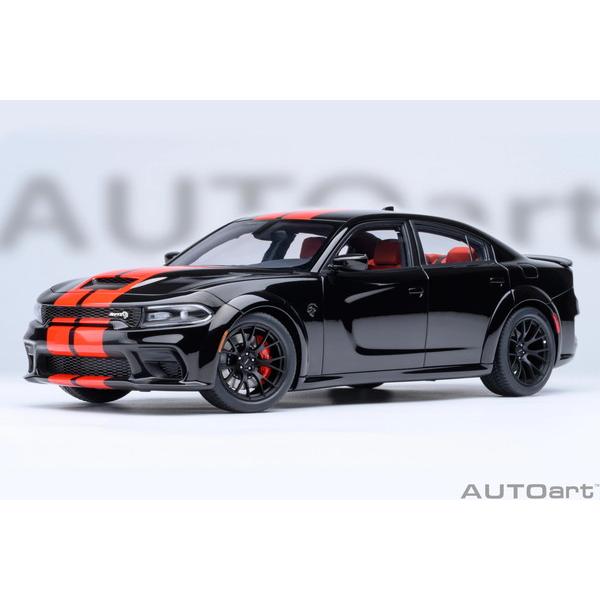 AUTOart 1/18 ダッジ チャージャー SRT ヘルキャット レッドアイ ジェイルブレイク (ブラック/オレンジ・ストライプ) 71754 送料無料