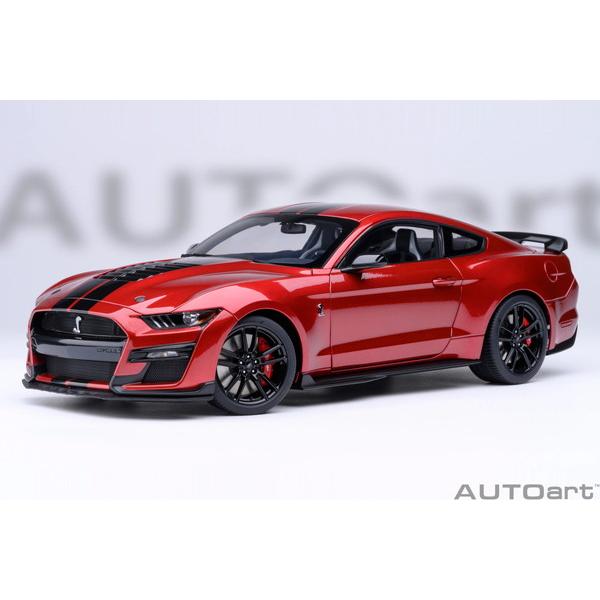 AUTOart 1/18 フォード マスタング シェルビー GT500 レッド/ブラック