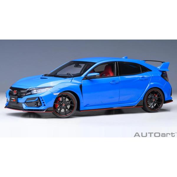 AUTOart 1/18 ホンダ シビック タイプR (FK8) 2021 レーシングブルー