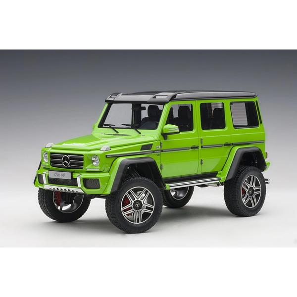 1/64 メルセデスベンツ ブラバスG550 4x4² 合金ミニカー グリーン AUTOart 1/18 メルセデス・ベンツ G500 4X4スクエアード グリーン 完成