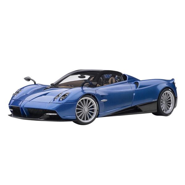 AUTOart 1/18 ロードスター ダークブルー AUTOart 1/18 パガーニ ウアイラ ロードスター ブルー・カーボン 完成