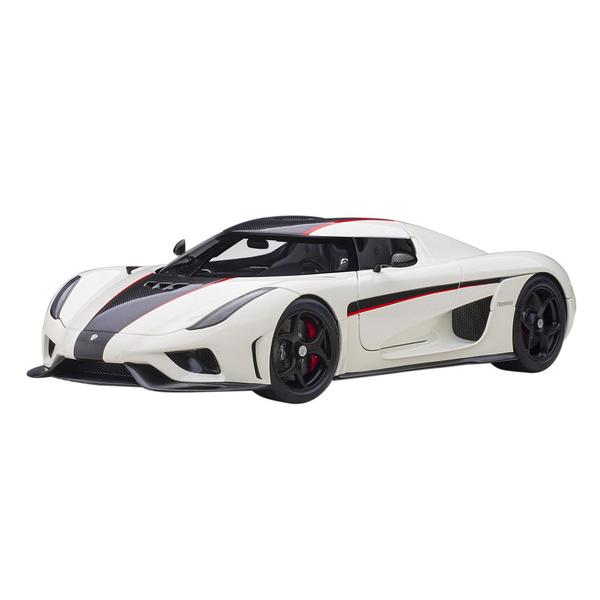 AUTOart 1/18 ケーニグセグ レゲーラ ホワイト/カーボンブラック