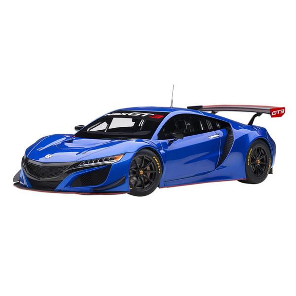 オートアートミニカー1/18ホンダNSXGT3 2018ハイパーブルー81896 AUTOart 1/18 ホンダ NSX GT3 2018 ハイパー・ブルー 完成品ミニカー