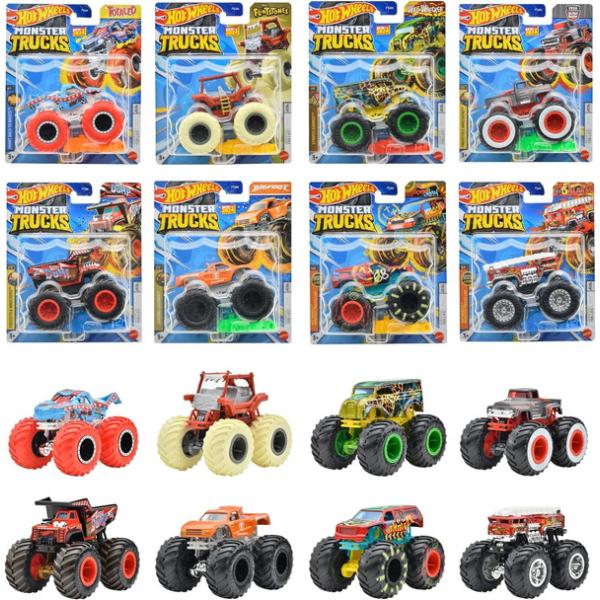 ホットウィール モンスタートラック 20台セット ホットウィール(Hot Wheels) モンスタートラック 1:64アソート 8台