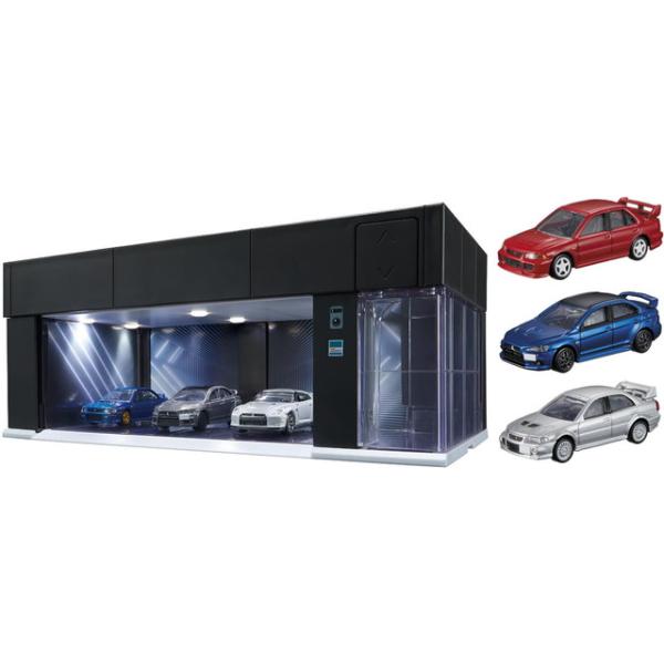 2点セット(トミカ3台)】トミカプレミアム tomica GARAGE PREMIUM BLACK
