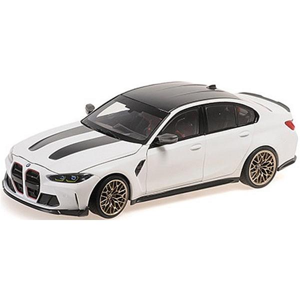  M3 Sedan ホワイト 1/18 ミニカー MINICHAMPS 1/18 BMW M3 CS 2023 ホワイト 完成品ダイキャストミニカー