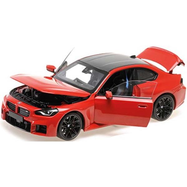 MINICHAMPS 1/18 BMW M2 G87 2023 レッドメタリック 完成品ダイ