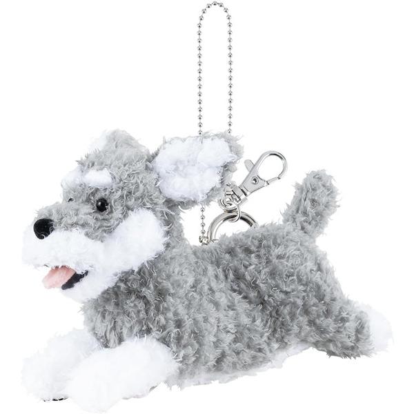 ポーチ フラッピー ミニチュアシュナウザー 全長約20cm マスコット