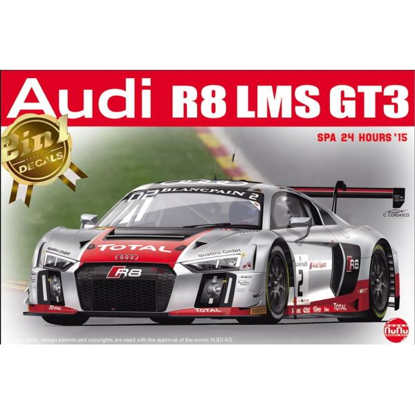 10月以降再入荷予定 プラッツ/nunu 1/24 レーシングシリーズ アウディ R8 LMS GT3 プラモデル PN24004　送料無料