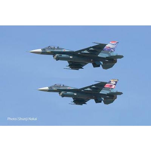 プラッツ 1/144 航空自衛隊 F-2A 空自創設70周年&amp;築城基地開設70周年記念塗装機 2機セット プラモデル PF-86 送料無料