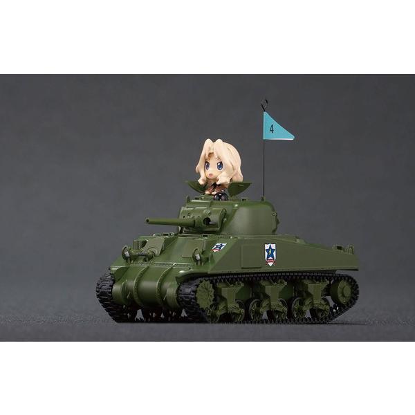 【10月発売予定】 プラッツ/ウォルターソンズ ガールズ＆パンツァー 1/64 RCバトル戦車道シリーズ M4シャーマン サンダース大学付属高校 GPRC-3 送料無料