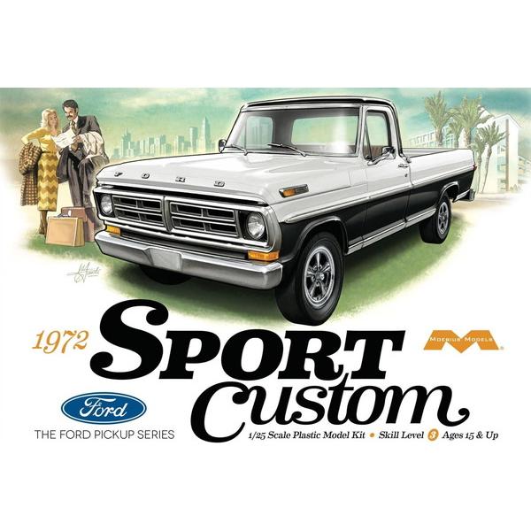 完売品　1972 フォード スポーツカスタム ピックアップトラック 8月再入荷予定】 メビウスモデル 1/25 1972 フォード スポーツカスタム