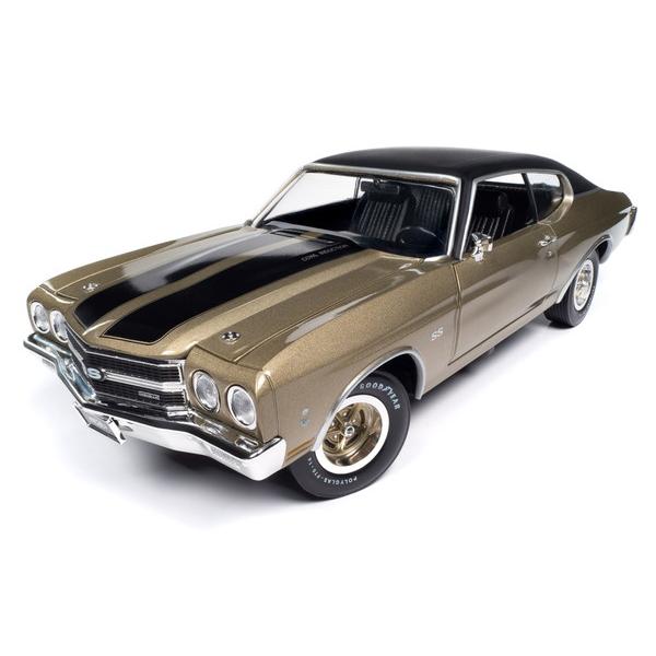 American Muscle 1/18 1970 シェビー シェベル SS ゴールド/ブラック