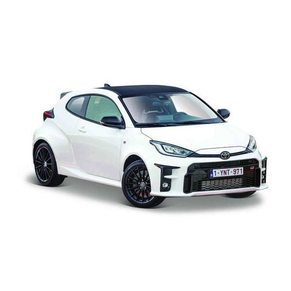 トヨタ - grヤリス スーパーホワイト ミニカー ダイキャスト 5月再入荷予定 Maisto 1/24 トヨタ GR ヤリス 2021 ホワイト 完成品
