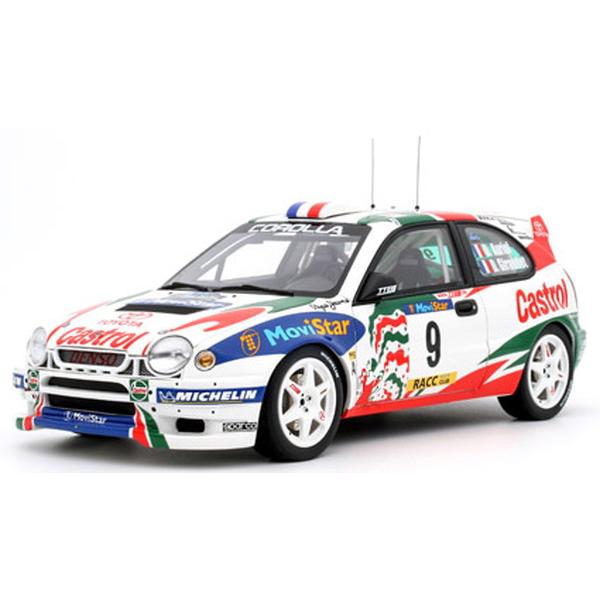 OttO mobile 1/18 トヨタ カローラ WRC カタルーニャラリー 1998 #9 完成品ミニカー OTM1102 送料無料