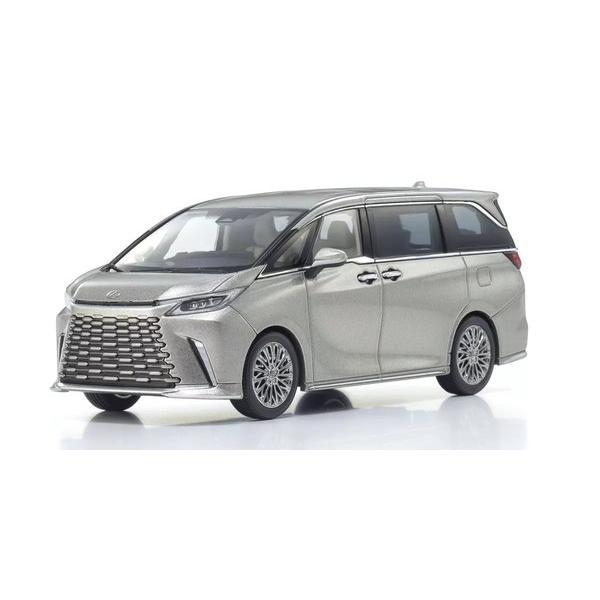 LEXUS LM ミニカー ソニックチタニウム　1/43スケール 京商オリジナル 1/43 LEXUS LM 500h (ソニックチタニウム 4席ソリス