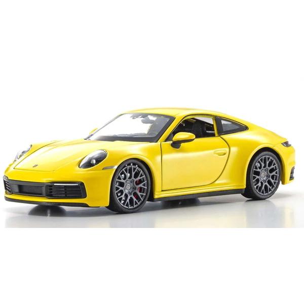 WELLY 1/24 ポルシェ 911 カレラ 4S イエロー 完成品ダイキャスト