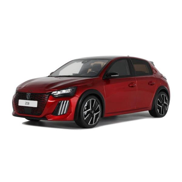 OttO mobile 1/18 プジョー 208 GT ハイブリッド 2024 (レッド) 完成品ミニカー OTM1163　送料無料