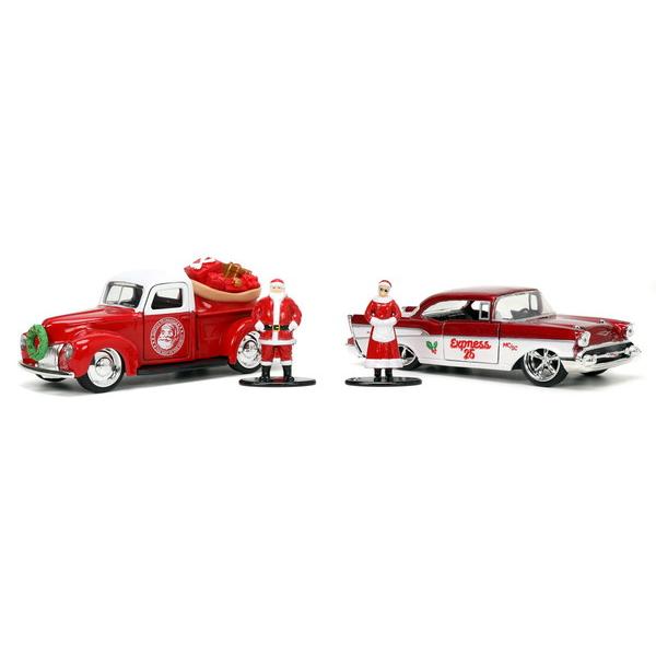 JADA TOYS 1/32 1941 フォード ピックアップ＆1957 ベル エアー サンタ
