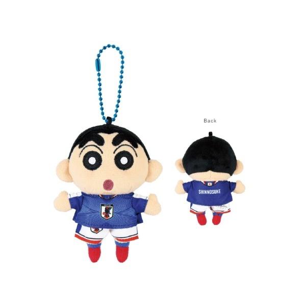 クレヨンしんちゃん ぬいぐるみマスコット サッカー日本代表Ver 