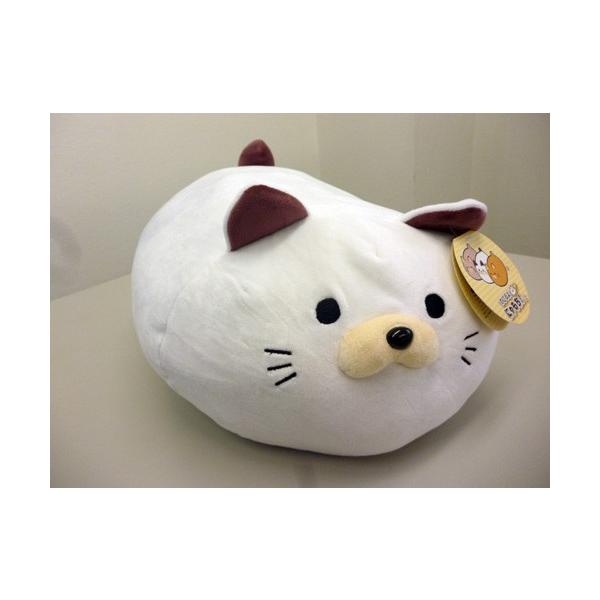 のびるよ にゃもちクッション だいふく 白 ぬいぐるみ クッション 高さ約25cm 送料無料 Buyee 日本代购平台 产品购物网站大全 Buyee一站式代购 Bot Online