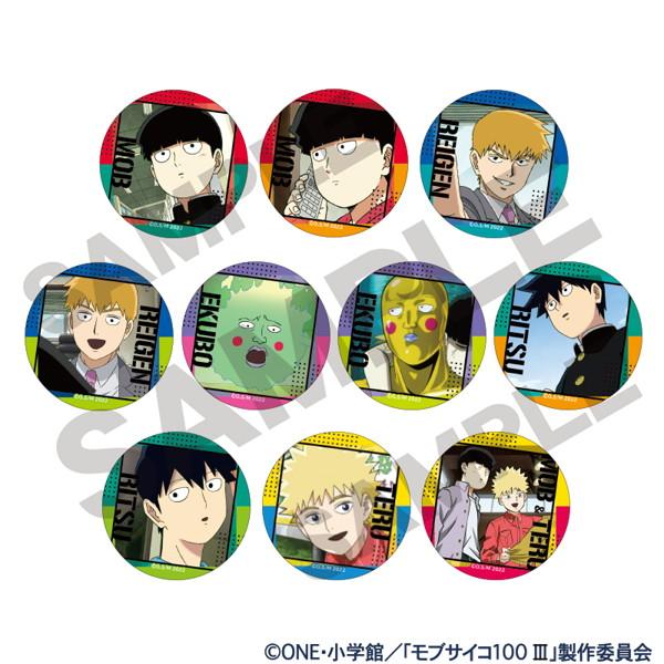 モブサイコ100Ⅱ×THEキャラSHOP 缶バッジ 3個 モブ 霊幻 エクボ モブサイコ100Ⅱ×THEキャラSHOP 缶バッジ 3個 モブ 霊幻 エクボ
