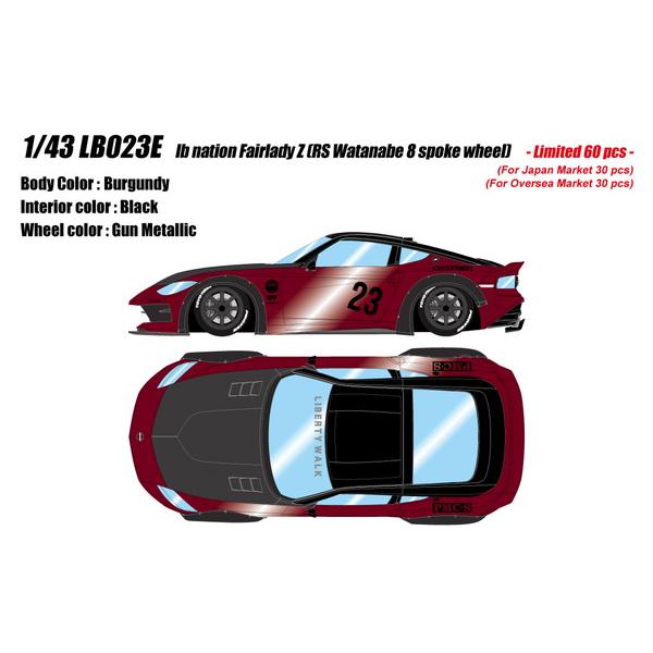 EIDOLON 1/43 lb nation フェアレディ Z(RZ34) (RSワタナベ 8スポーク