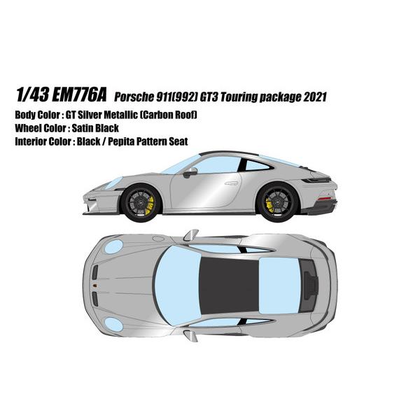 9月発売予定】 EIDOLON 1/43 ポルシェ 911(992) GT3 ツーリング
