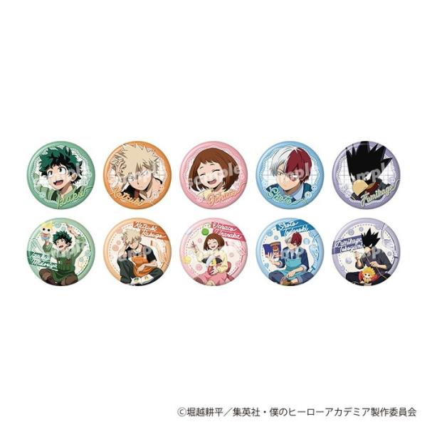 5月下旬発売予定 僕のヒーローアカデミア トレーディング缶バッジ 編め