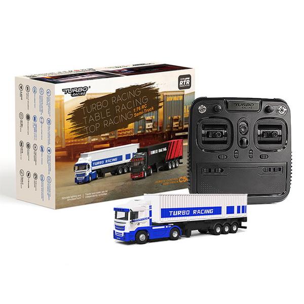 日本正規品】 HiTEC Turbo Racing 1/76 C50-WH トレーラートラック