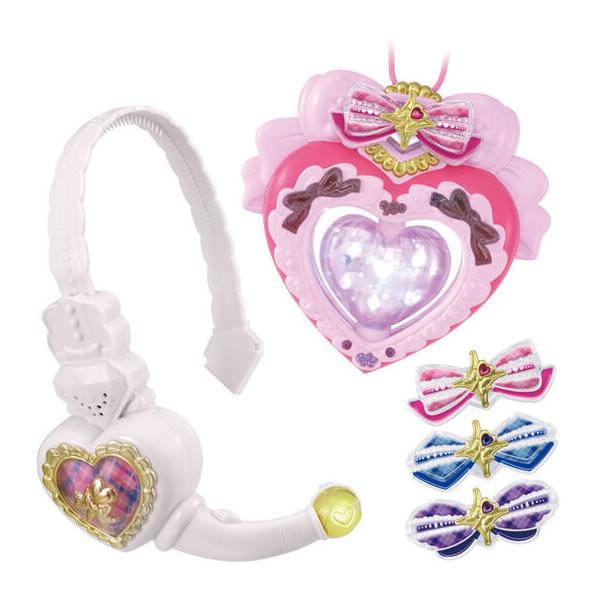 キミとアイドルプリキュア♪ アイドルハートブローチ＆アイドルハートインカムセット キミプリ プリキュア 変身 おもちゃ こども 子供 女の子 3歳
