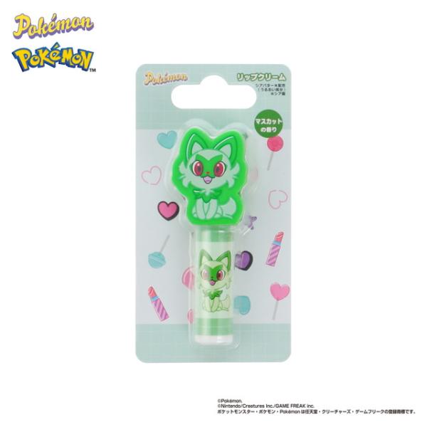 ポケモン マスコット付き リップクリーム ニャオハ マスカットの香り ネコポス送料無料