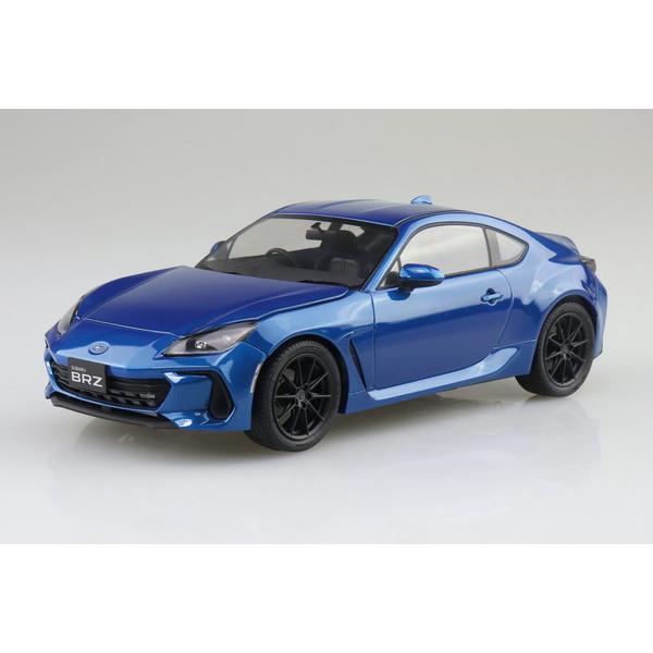 スバル BRZ ZD8 1/18ミニカー アオシマ 1/24 ザ・モデルカー No.130 スバル ZD8 SUBARU BRZ '21