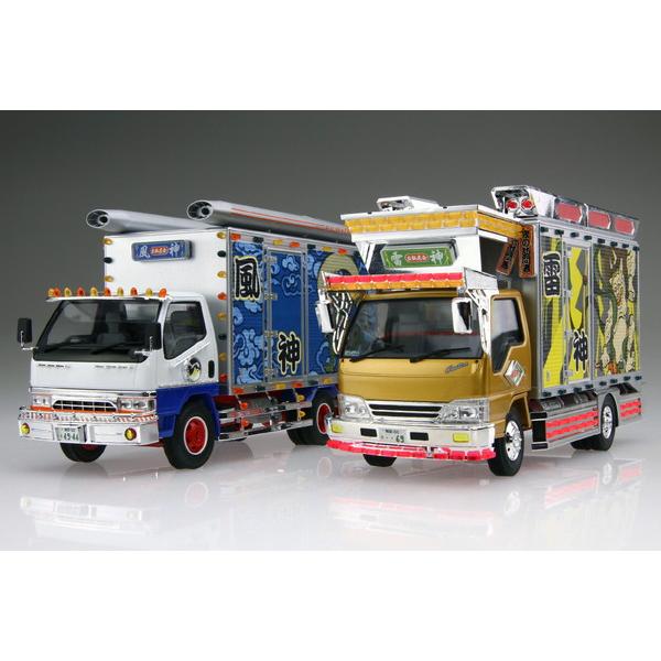アオシマ 1/32 ザ・デコトラ No.03 風神☆雷神 プラモデル 送料無料