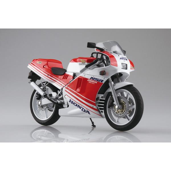 【9月発売予定】　スカイネット 1/12 完成品バイク Honda NSR250R '88 ファイティングレッド/ロスホワイト　送料無料