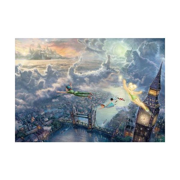 �W�O�\�[�p�Y�� 1000�s�[�X �s�[�^�[�p�� Tinker Bell and Peter Pan Fly to Never Land �X�y�V�����A�[�g�R���N�V���� 51x73.5cm D-1000-031�@��������