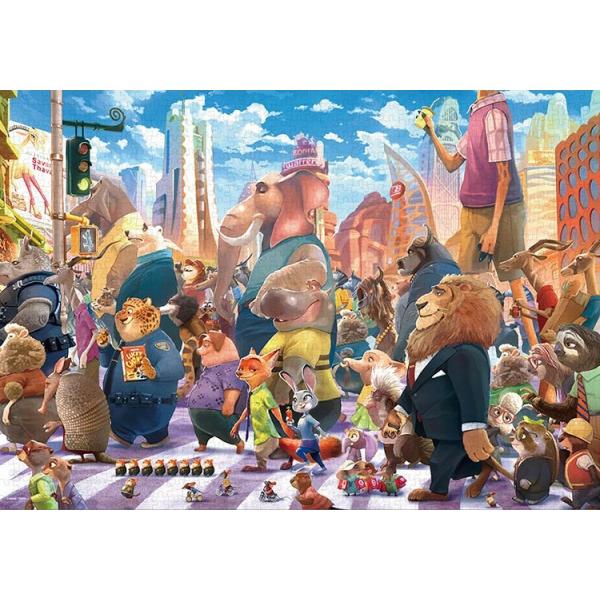 ジグソーパズル 1000ピース ズートピア クロスウォーク 51×73.5cm D