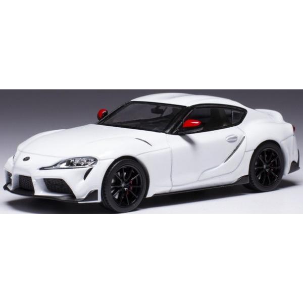 トヨタ スープラ ホワイト　カラーサンプル ミニカー 1/30 IXO MODELS 1/43 トヨタ スープラ 2020 ホワイト RHD 右ハンドル 完成