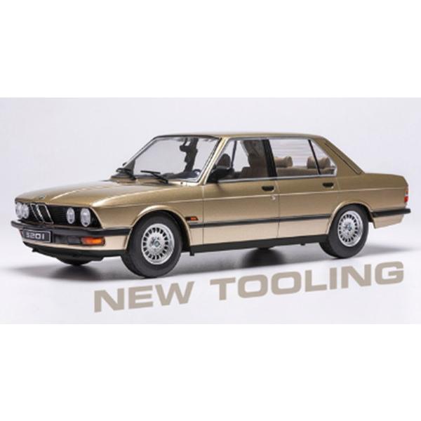 IXO MODELS 1/18 BMW 520i (E28) 1987 メタリックゴールド 完成品ダイ