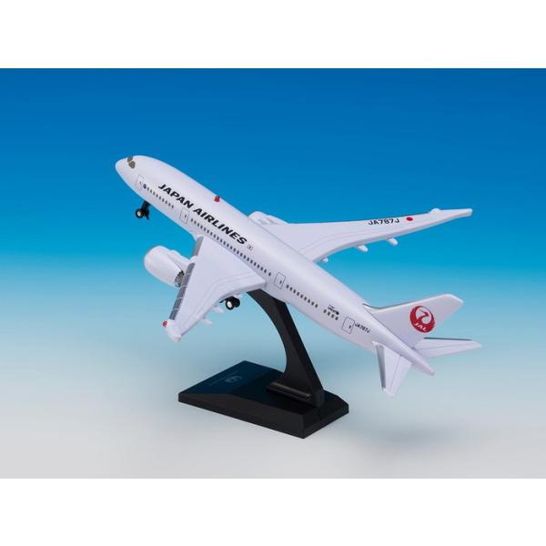 ボタンを押すとジェット音が流れ、機体上部と両翼のライトが点滅します。ランディングギアは手動で出し入れ可能！■対象年齢：6歳以上■使用電池：LR44ボタン型電池2個付き(テスト電池)■メーカー：マルショウ(MARUSHO)