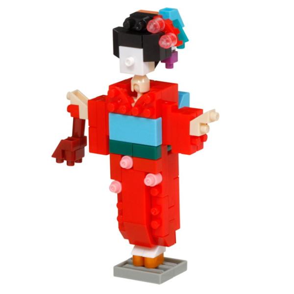 他サイト： ナノブロック　nanoblock　和服女子　NBC_358R　ネコポス送料無料の商品画像