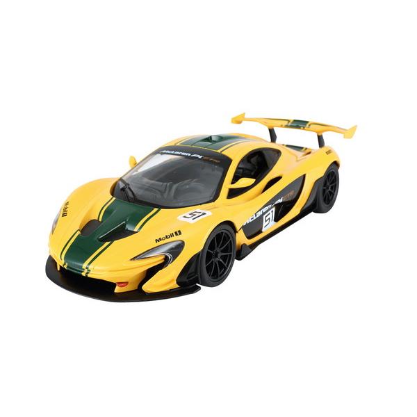 McLaren P1 GTR 1/14 イエロー/グリーン 童友社 1/14 マクラーレン P1 GTR イエロー 完成品電動R/C RASTAR 送料